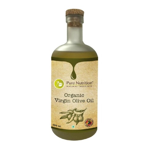Pure Nutrition Organic Virgin Olive Oil, 0.5 L