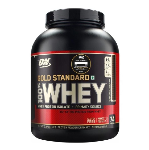 1 - ON (Optimum Nutrition) Gold Standard 100% Whey Protein Powder,  5 lb  Double Rich Chocolate 
