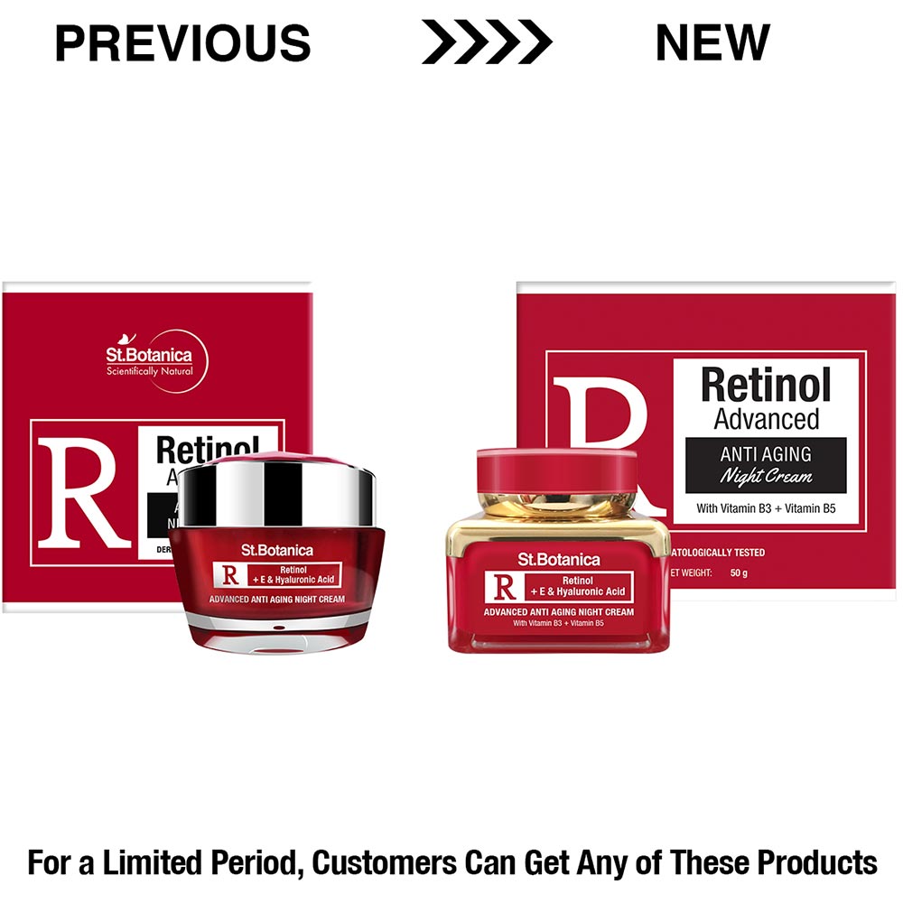 2 - St.Botanica Retinol Advanced Anti Aging Night Cream,  50 g  for All Skin Types 