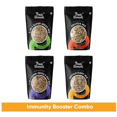 1 - True Elements Immunity Booster Combo,  Mix Flavour  4 Piece(s)/Pack 