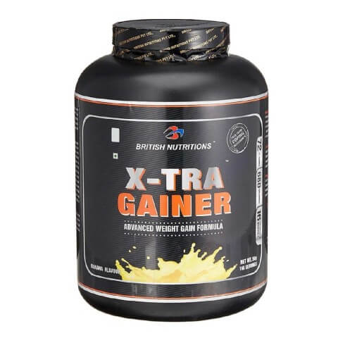 British Nutritions X-Tra Gainer, Banana 11 lb British Nutritions X-Tra Gainer, Banana 11 lb