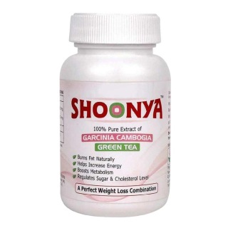 Shoonya Garcinia Cambogia & Green Tea, 60 capsules