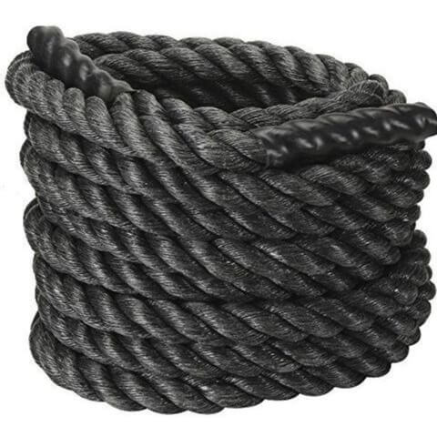 B Fit USA Battle Rope,  10 Meter  Black (BR1001) 