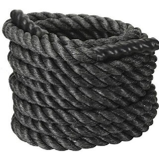 B Fit USA Battle Rope, 10 Meter Black