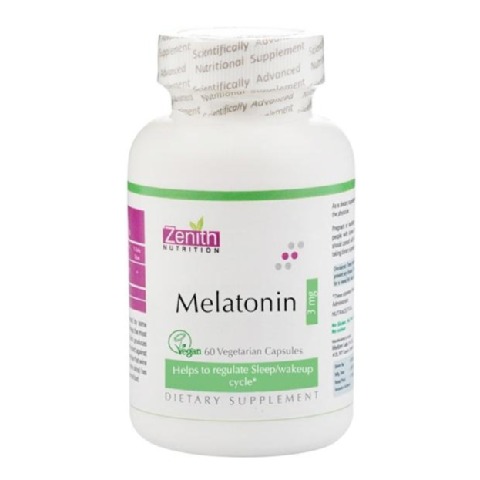 Zenith Nutrition Melatonin (3 mg),  60 capsules 