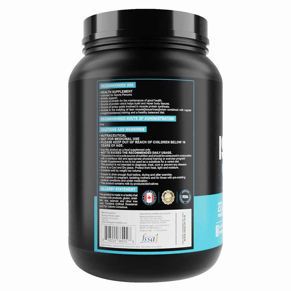 2 - HealthXP Isofit Whey Protein Isolate,  2.2 lb  Vanilla 