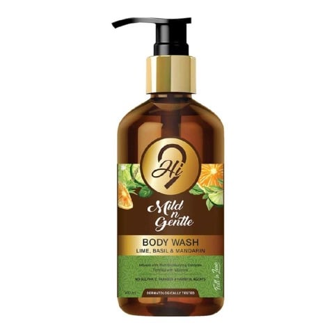 1 - Hi9 Mild n Gentle Body Wash,  300 ml  Lime Basil & Mandarin 