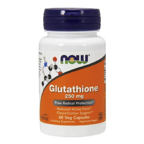 Now L-Glutathione (250mg), 60 capsules Now L-Glutathione (250mg), 60 capsules