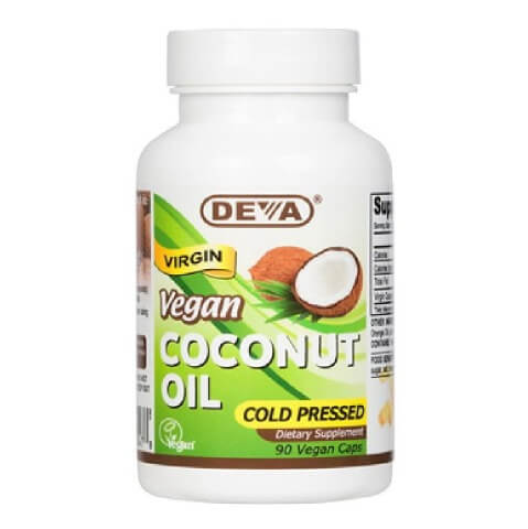 Deva Vegan Coconut Oil,  90 capsules 
