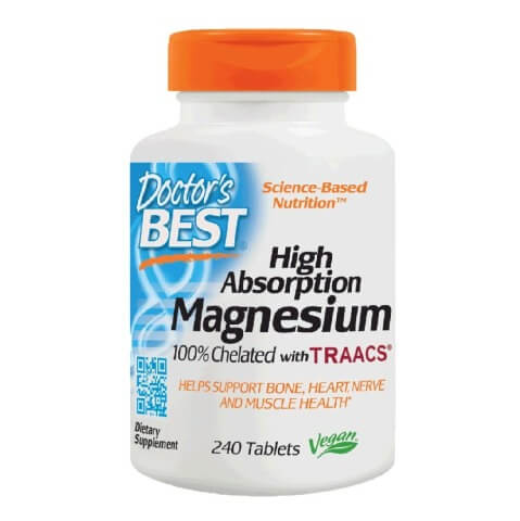 Doctor's Best 100% Chelated Magnesium,  Unflavoured  240 tablet(s) 