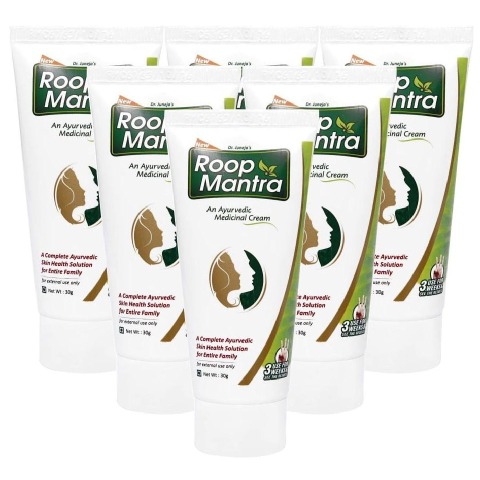 Roop Mantra Ayurvedic Fairness Cream, 30 g Face Cream - Pack of 6 Roop Mantra Ayurvedic Fairness Cream, 30 g Face Cream - Pack of 6