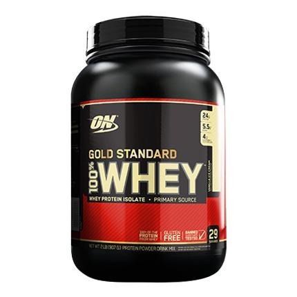 ON (Optimum Nutrition) Gold Standard 100% Whey Protein, 2 lb Vanilla Ice Cream ON (Optimum Nutrition) Gold Standard 100% Whey Protein, 2 lb Vanilla Ice Cream