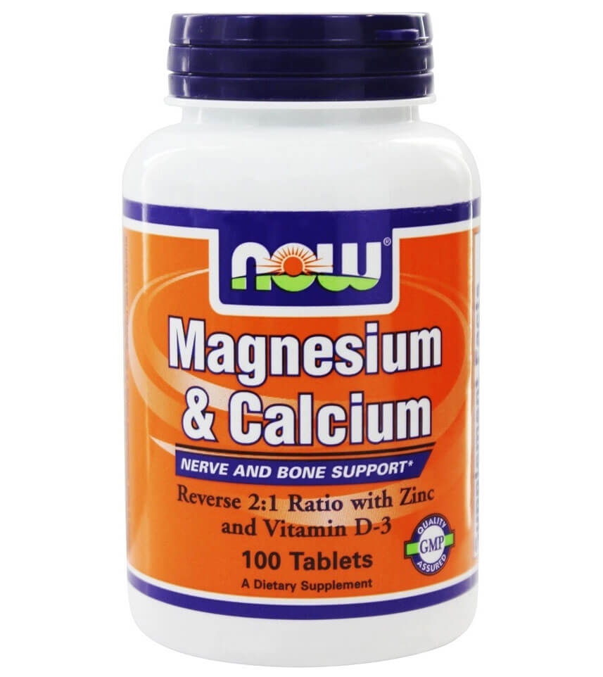 Now Magnesium & Calcium,  Unflavoured  100 tablet(s) 