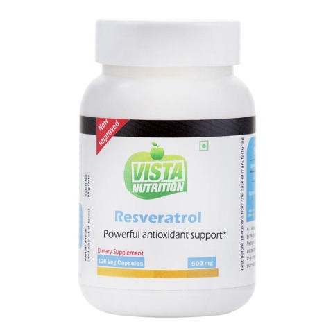 Vista Nutrition Resveratrol, 120 capsules Vista Nutrition Resveratrol, 120 capsules