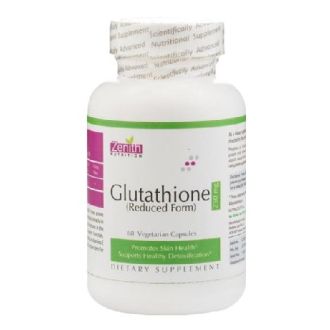 Zenith Nutrition Glutathione (250 mg),  Unflavoured  60 capsules 