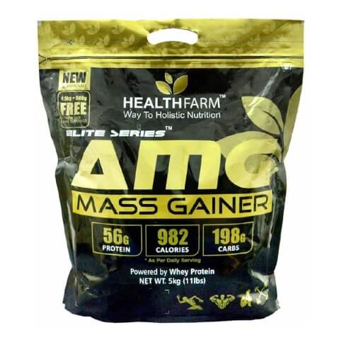 Healthfarm AMG Mass Gainer, 11 lb Rich Chocolate Healthfarm AMG Mass Gainer, 11 lb Rich Chocolate