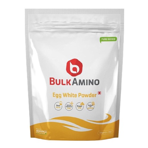 Advance Nutratech BulkAmino Egg White Powder, 1.1 lb 16 Servings Unflavoured