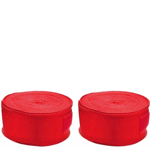 KOBO Boxing Hand Wrap Straps (WTA-15),  Red  Free Size 