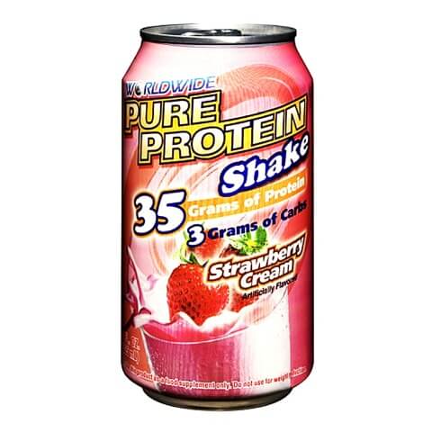 Pure Protein 35 Grams of Protein Shake,  Strawberry Cream  12X325 ml 