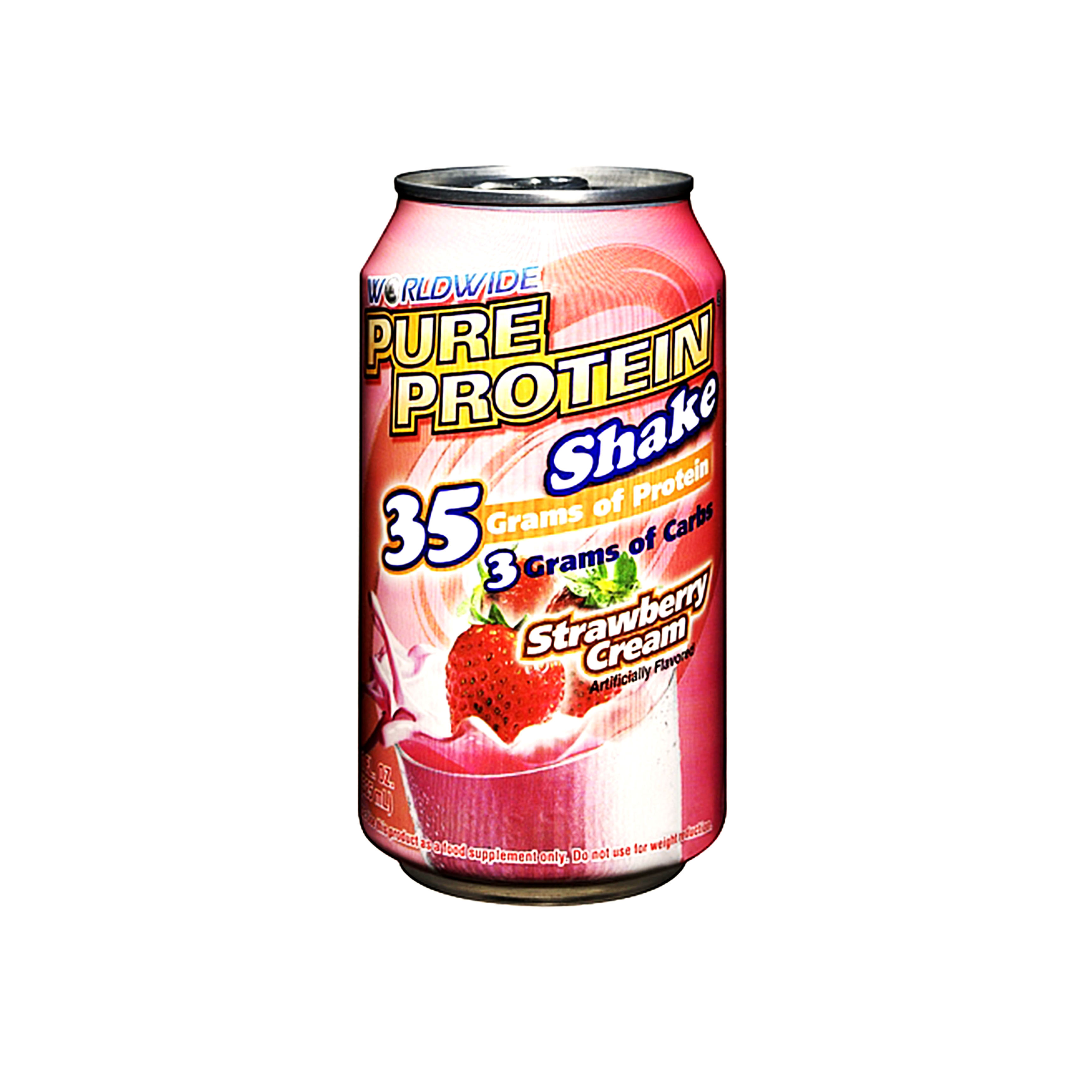 Pure Protein 35 Grams of Protein Shake,  Strawberry Cream  12X325 ml 