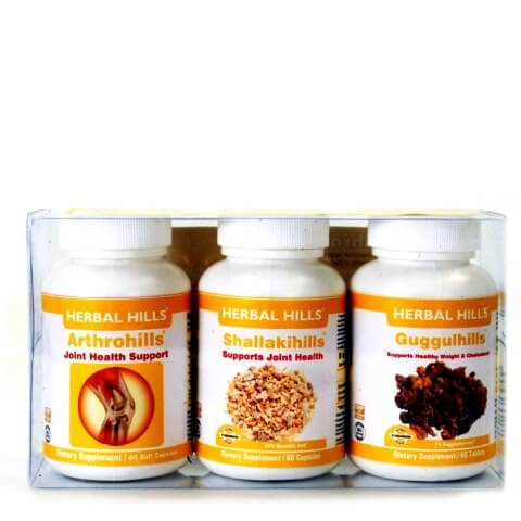 Herbal Hills Arthrohills Kit (Arthrohills, Shallakihills, Guggulhills), 3 Piece(s)/Pack Herbal Hills Arthrohills Kit (Arthrohills, Shallakihills, Guggulhills), 3 Piece(s)/Pack