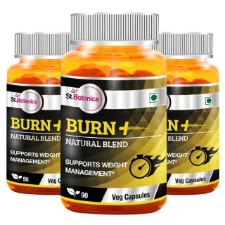 St.Botanica Fat Burn+, 90 capsules Unflavoured (Pack of 3)
