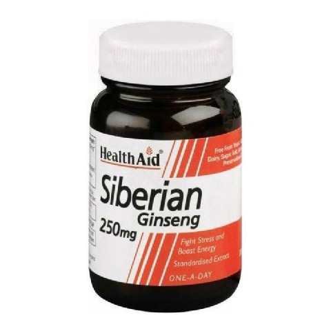 HealthAid Siberian Ginseng, 30 capsules HealthAid Siberian Ginseng, 30 capsules