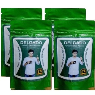 Frijoles Delgado Green Coffee Powder (Pack of 4), 0.400 kg