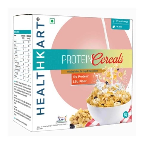 HealthKart Protein Cereals, Unflavoured 1 kg HealthKart Protein Cereals, Unflavoured 1 kg