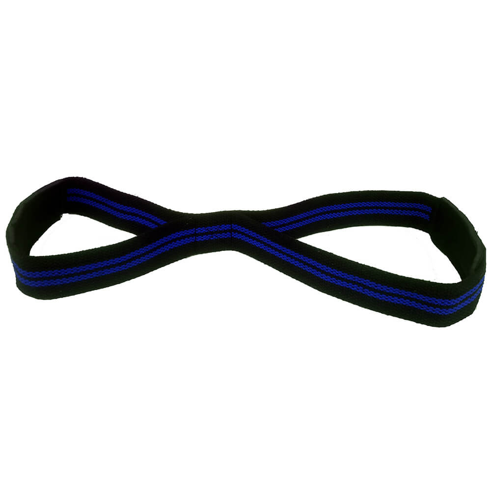 KOBO Figure 8 Neoprene-Padded Lifting Straps (WTA-33),  Blue  Free Size 