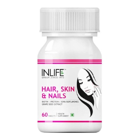 INLIFE Hair, Skin & Nails, Unflavoured 60 tablet(s) INLIFE Hair, Skin & Nails, Unflavoured 60 tablet(s)