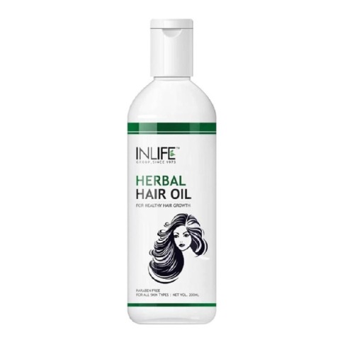 INLIFE Herbal Hair Oil, 200 ml Hair Growth INLIFE Herbal Hair Oil, 200 ml Hair Growth