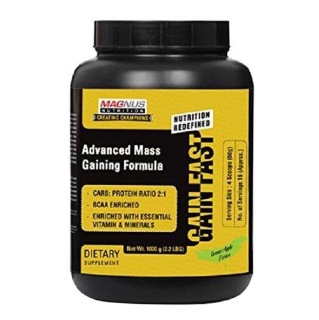 Magnus Nutrition Gain Fast, 2.2 lb Green Apple Fusion