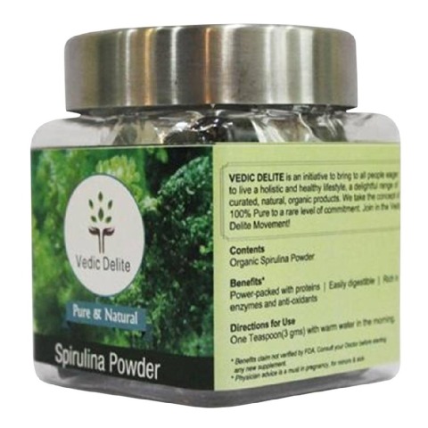 Vedic Delite Spirulina Powder,  0.1 kg 