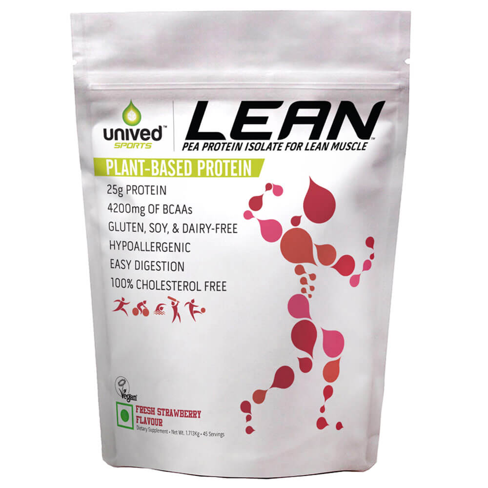 Unived Lean Pea Protein Isolate,  3.77 lb  Strawberry 