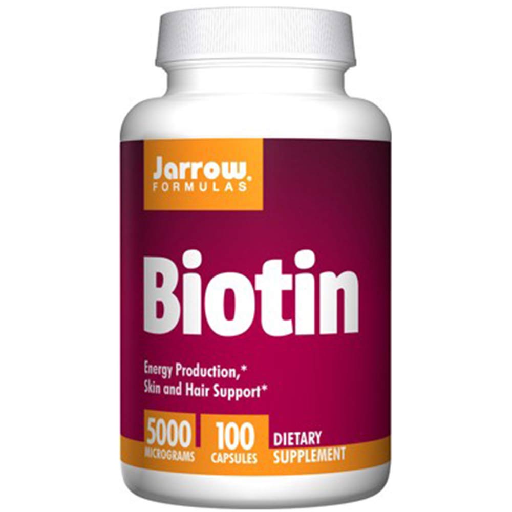 Jarrow Formulas Biotin (5000mcg),  100 capsules  Unflavoured 