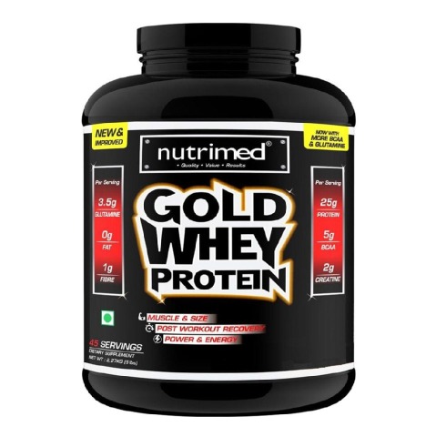 Nutrimed Gold Whey Protein,  5 lb  Vanilla 