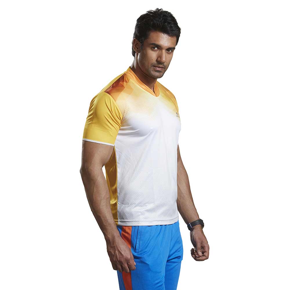 Omtex Active Wear T-Shirts - 1604,  Yellow  XXL 