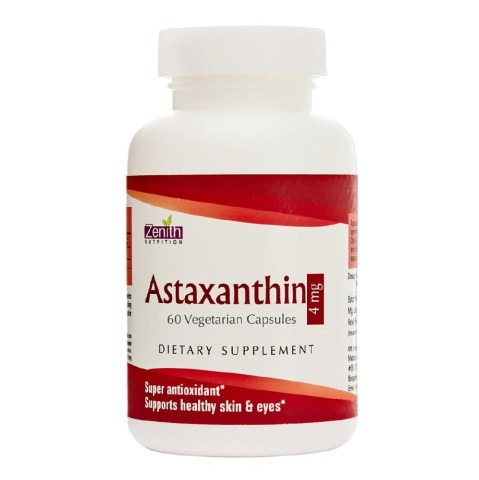 Zenith Nutrition Astaxanthin (4 mg), 60 capsules