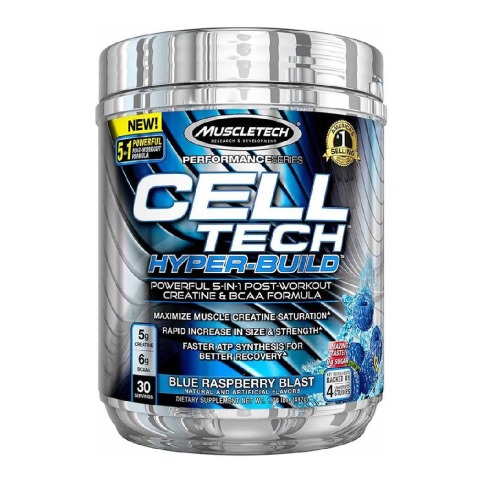 MuscleTech Celltech Hyper Build,  1.06 lb  Blue Raspberry Blast 