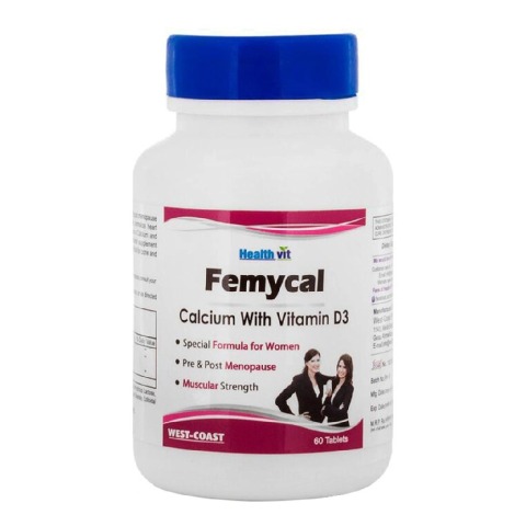 Healthvit Femycal, Unflavoured 60 chewable tablet(s)