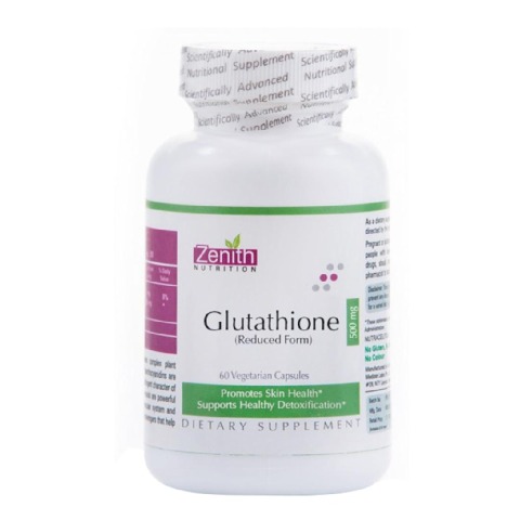 Zenith Nutrition Glutathione 500 mg, Unflavoured 60 capsules at Best Price  in India