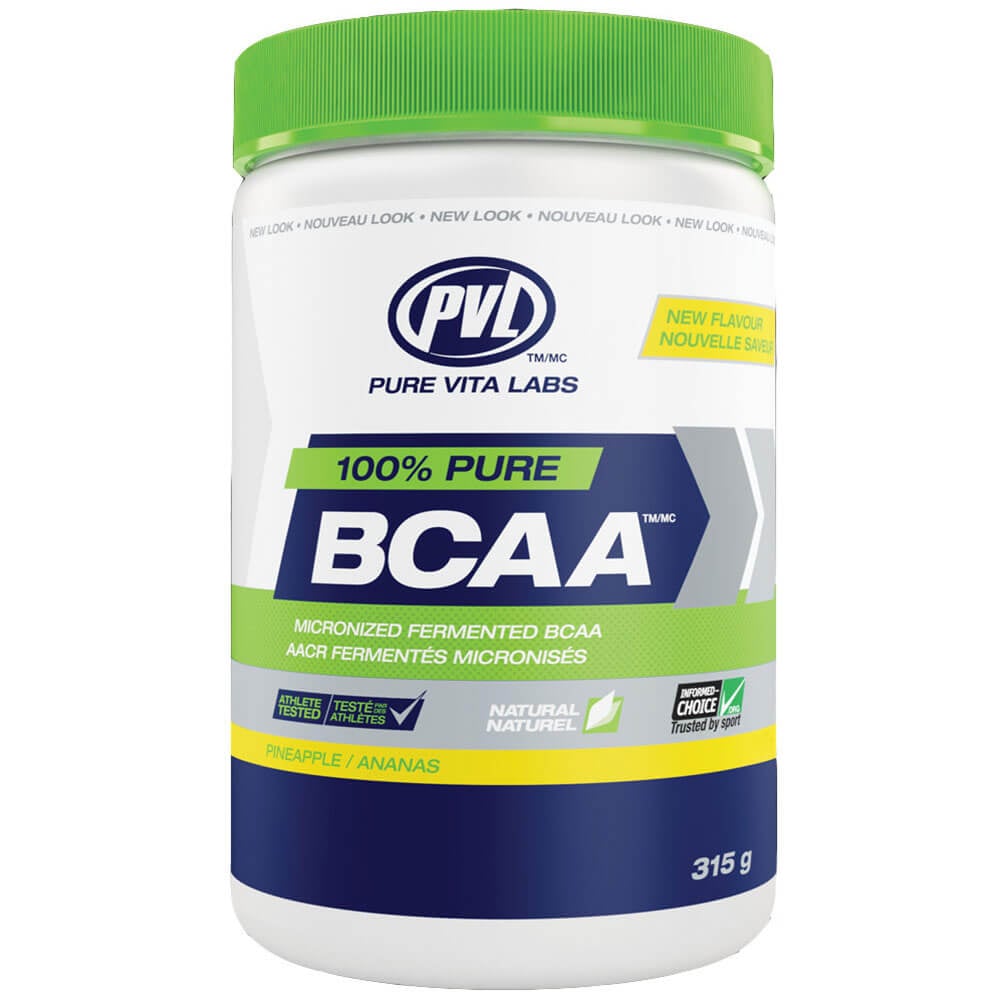 PVL 100% Pure BCAA,  0.69 lb  63 Servings  Pineapple 