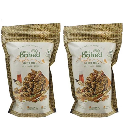 Get Baked Crunch Rocks (Pack of 2),  Maple  0.05 kg 