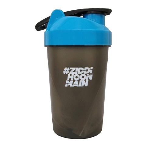 MuscleBlaze Small Ziddi Hoon Main Shaker,  Assorted  400 ml 