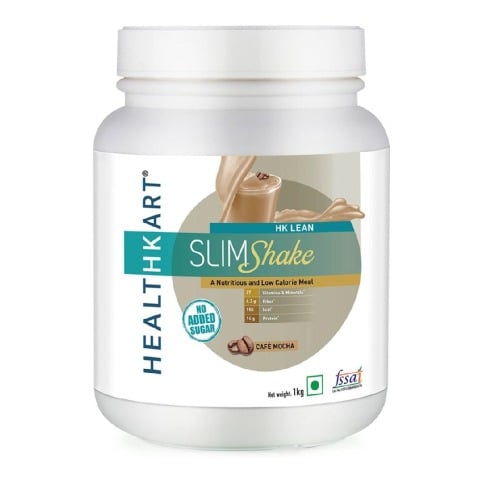 HealthKart SlimShake No Added Sugar,  1 kg  Cafe Mocha 