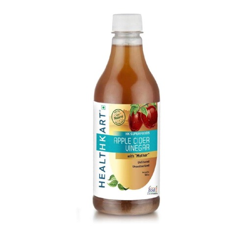 HealthKart Apple Cider Vinegar with Mother OP old,  0.5 L  Unflavoured 
