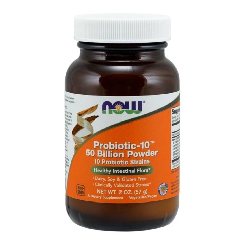 Now Probiotic 10 50 Billion Powder,  57 g  Unflavoured 