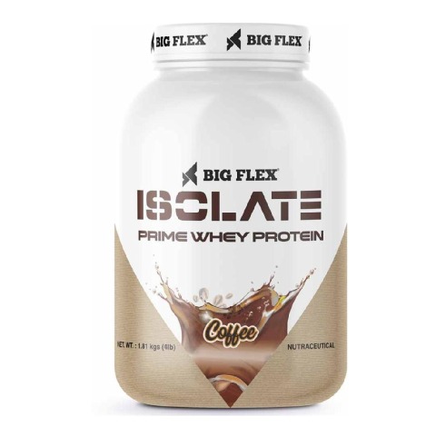 1 - Big Flex Isolate Prime Whey Protein, 4 lb Coffee