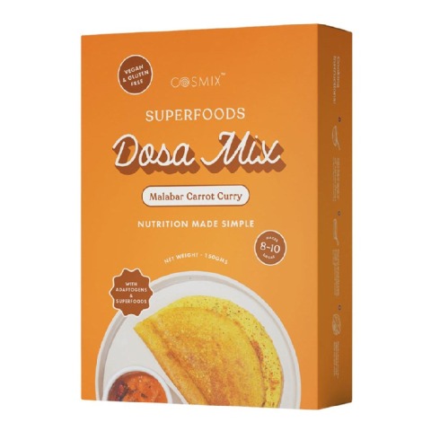 1 - Cosmix Superfoods Dosa Mix,  Malabar Carrot Curry  150 g 
